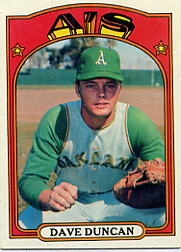 1972 Topps Baseball Cards      017      Dave Duncan